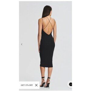 NWT SER.O.YA BROGAN DRESS Retrofete Sold out Online Black NEW Size XL MIDI X